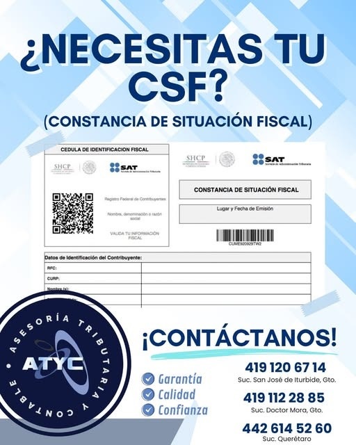 Constancia de situación fiscal